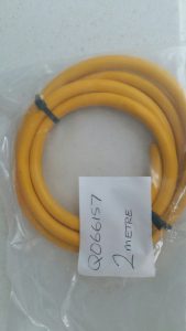 2 meters - yellow shorepower cable