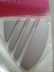 2181025  Silver Shield Badge